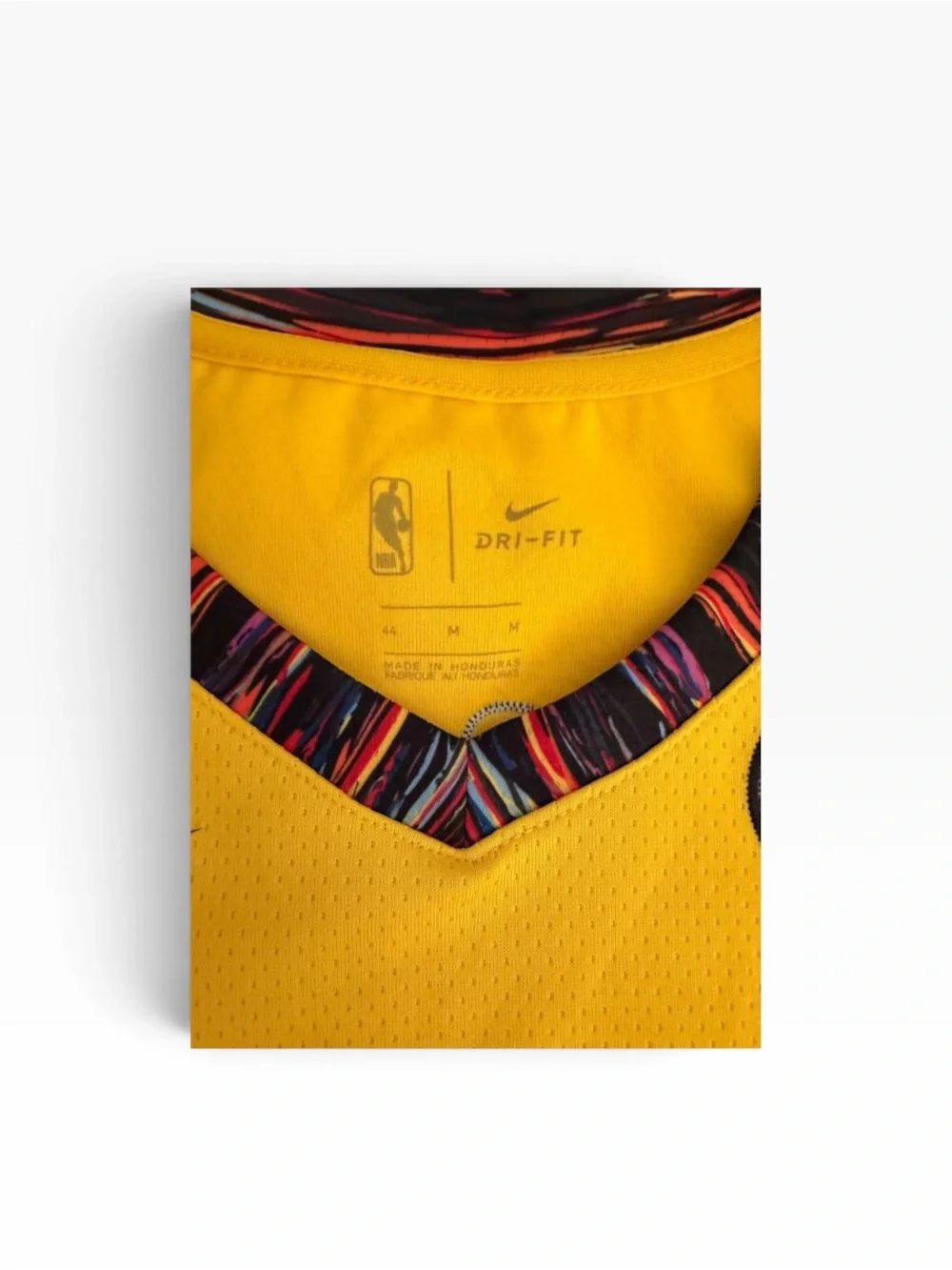 Nike Brooklyn Nets 'Bed-Stuy' Yellow Basketball Jersey - #72